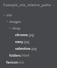 Folder structure