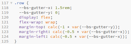 css-code row